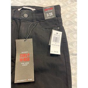 NWT Celebrity Pink Hi-Rise Black Skinny Jeans 3/26